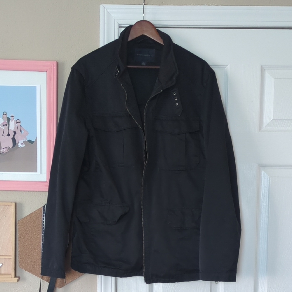 Banana Republic Men's Black Field Jacket